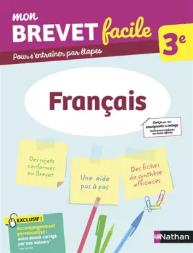 Couverture du produit · Français 3e - Mon Brevet facile - Préparation à l'épreuve du Brevet 2025 (2)