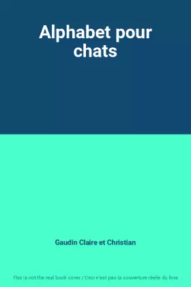 Couverture du produit · Alphabet pour chats