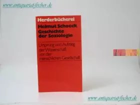 Couverture du produit · Geschichte der Soziologie