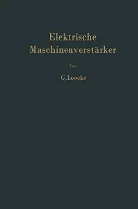 Couverture du produit · Elektrische Maschinenverstärker