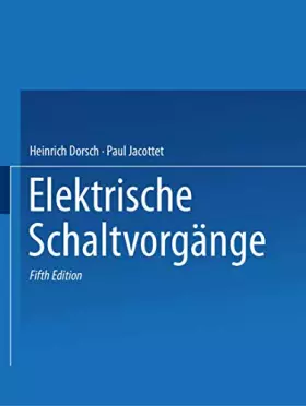 Couverture du produit · Rüdenberg Elektrische Schaltvorgänge