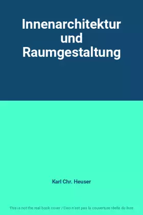 Couverture du produit · Innenarchitektur und Raumgestaltung