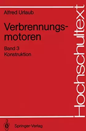 Couverture du produit · Verbrennungsmotoren, Band 3 Konstruktion