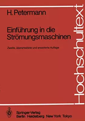 Couverture du produit · Einführung in die Strömungsmaschinen (Hochschultext)