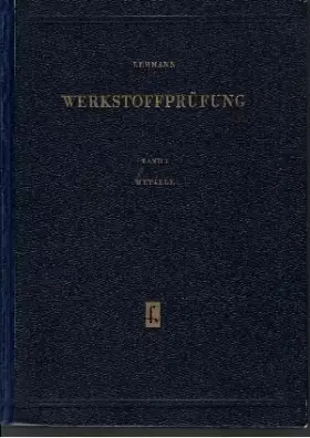 Couverture du produit · Werkstoffprüfung