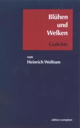Couverture du produit · Blühen und Welken. Gedichte