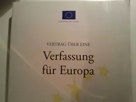 Couverture du produit · Vertrag über eine Verfassung für Europa
