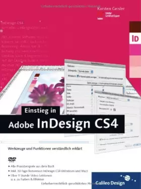 Couverture du produit · Einstieg in Adobe InDesign CS4: Werkzeuge und Funktionen verständlich erklärt (Galileo Design)
