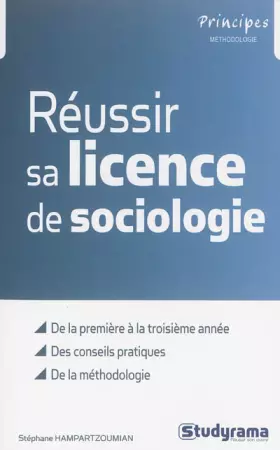 Couverture du produit · Réussir sa licence de sociologie