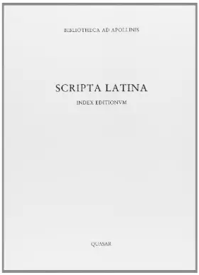 Couverture du produit · Scripta latina
