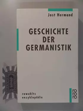 Couverture du produit · Geschichte der Germanistik