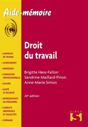 Couverture du produit · Droit du travail - 24e éd.