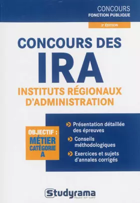 Couverture du produit · Concours des IRA