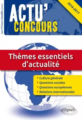 Couverture du produit · Thèmes Essentiels d'Actualité 2016-2017