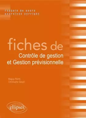 Couverture du produit · Fiches de Contrôle de Gestion et Gestion Prévisionnelle