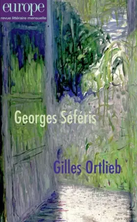 Couverture du produit · Georges Séféris/Gilles Ortlieb: N°1115 Mars 2022