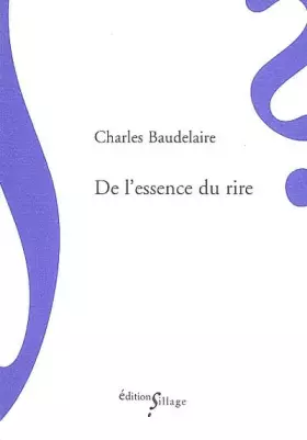 Couverture du produit · De l'essence du rire