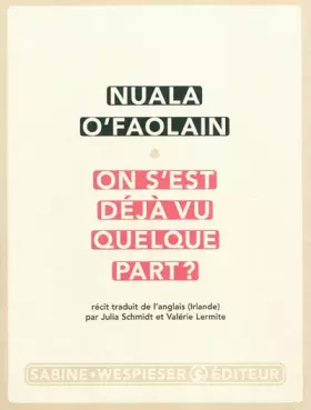 Couverture du produit · On s'est déjà vu quelque part ?
