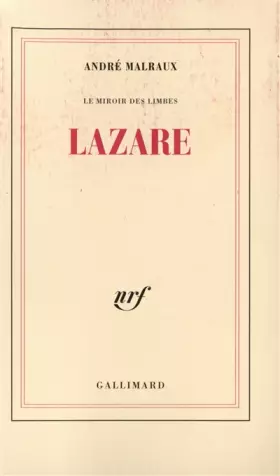 Couverture du produit · Lazare, Le Miroir des limbes