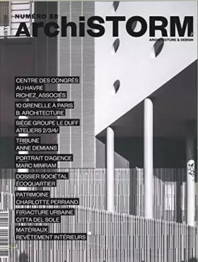 Couverture du produit · Archistorm N 88 Janvier/Fevrier 2018