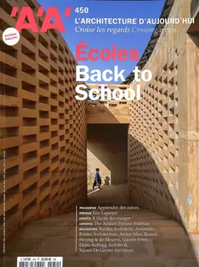 Couverture du produit · L'Architecture d'aujourd'hui AA n°450 : Back to School - Septembre 2022