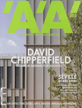 Couverture du produit · L'Architecture d'Aujourd'Hui N 393 - David Chipperfield