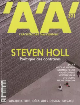 Couverture du produit · L'Architecture d'Aujourd'Hui N 391 - Steven Holl