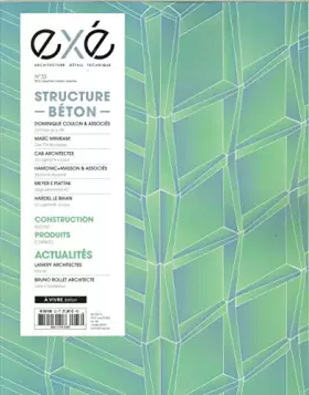 Couverture du produit · Exe N 33 - Structure Béton Septembre/Octobre/Novembre 2018