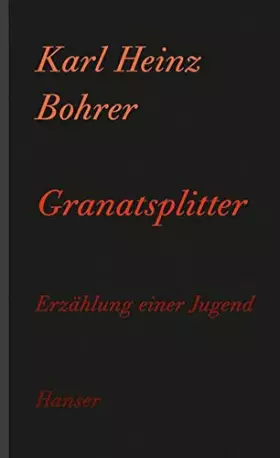 Couverture du produit · Granatsplitter: Eine Erzählung