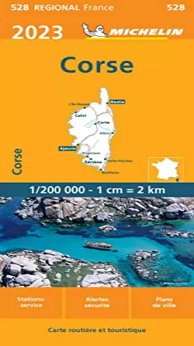 Couverture du produit · Carte Régionale Corse 2023