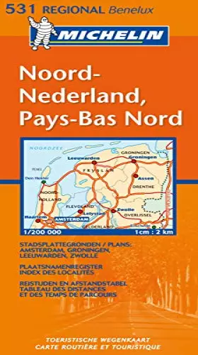 Couverture du produit · Carte RGIONAL Pays-Bas Nord / Noord-Nederland
