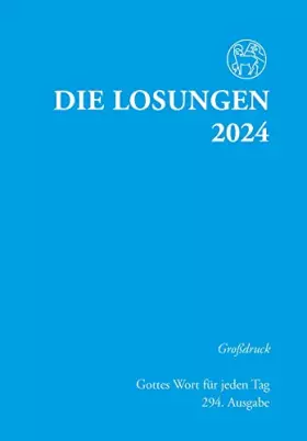 Couverture du produit · Losungen Deutschland 2024 / Die Losungen 2024: Grossdruckausgabe