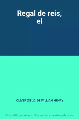 Couverture du produit · Regal de reis, el