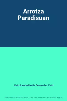 Couverture du produit · Arrotza Paradisuan
