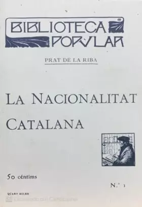 Couverture du produit · nacionalitat catalana/La