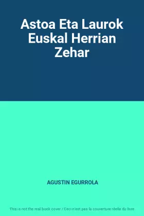 Couverture du produit · Astoa Eta Laurok Euskal Herrian Zehar