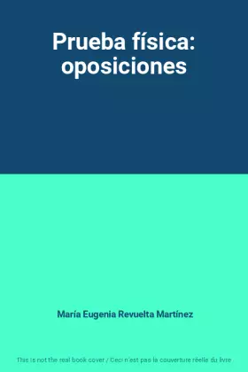 Couverture du produit · Prueba física: oposiciones