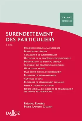 Couverture du produit · Surendettement des particuliers