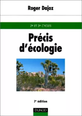 Couverture du produit · Précis d'écologie