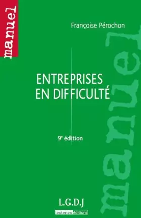 Couverture du produit · Entreprises en difficulté
