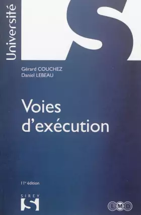 Couverture du produit · Voies d'exécution - 11e éd.: Université