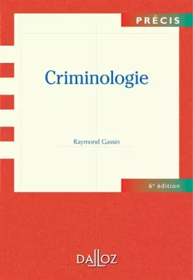 Couverture du produit · Criminologie - 6e éd.