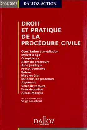 Couverture du produit · Droit et pratique de la procédure civile 2000