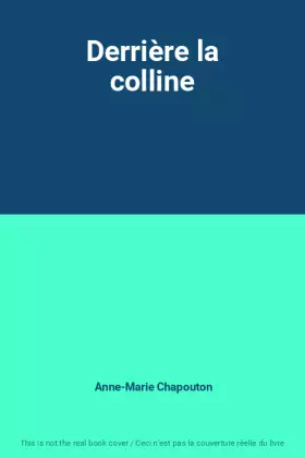 Couverture du produit · Derrière la colline