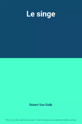 Couverture du produit · Le singe