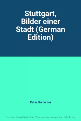 Couverture du produit · Stuttgart, Bilder einer Stadt (German Edition)