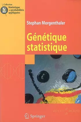 Couverture du produit · Génétique statistique