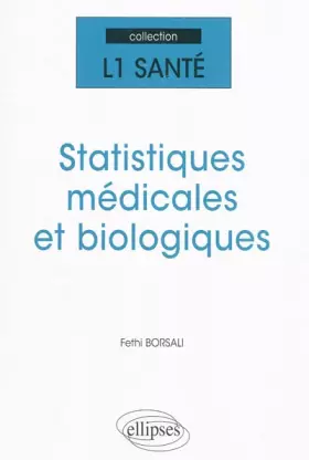 Couverture du produit · Statistiques médicales et biologiques