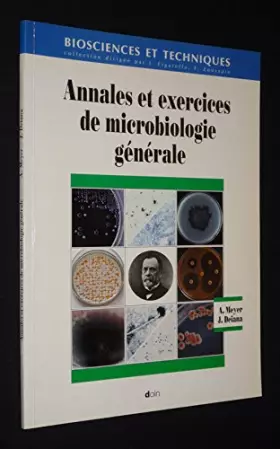 Couverture du produit · Annales et exercices de microbiologie générale
