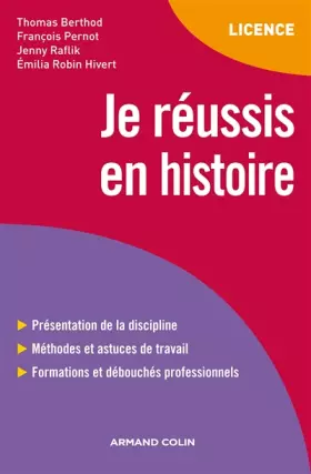 Couverture du produit · Je réussis en histoire